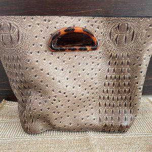 Strapless Clutch Purse with mini pouch NWOT